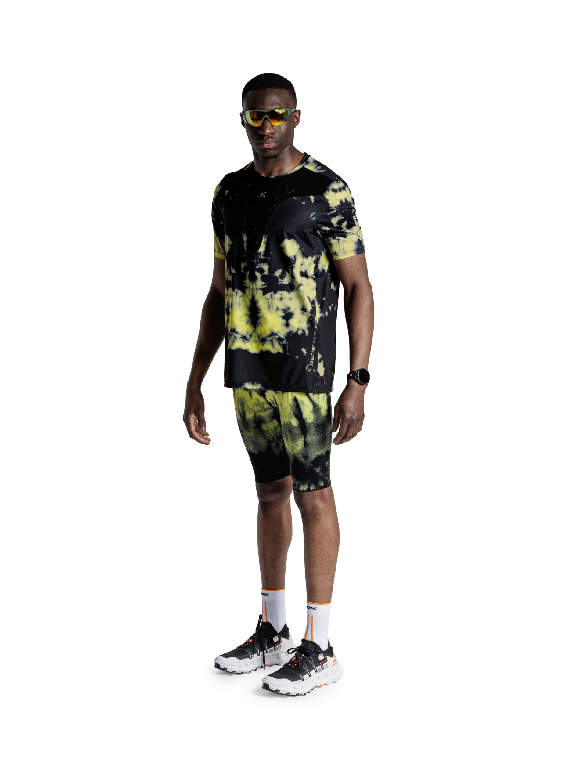 X-BIONIC COREFUSION RUN SHIRT SS MEN - Tie Dye Electric Energy - T-Shirts - 3 of 48