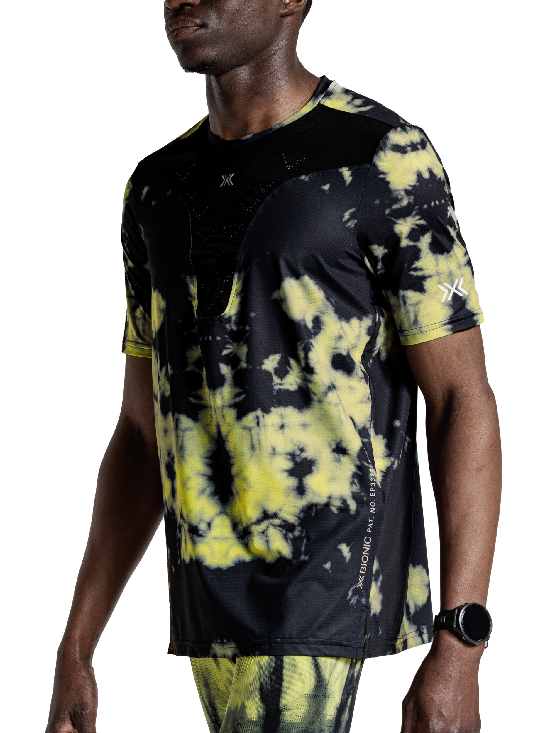 X-BIONIC COREFUSION RUN SHIRT SS MEN - Tie Dye Electric Energy - T-Shirts - 5 of 48