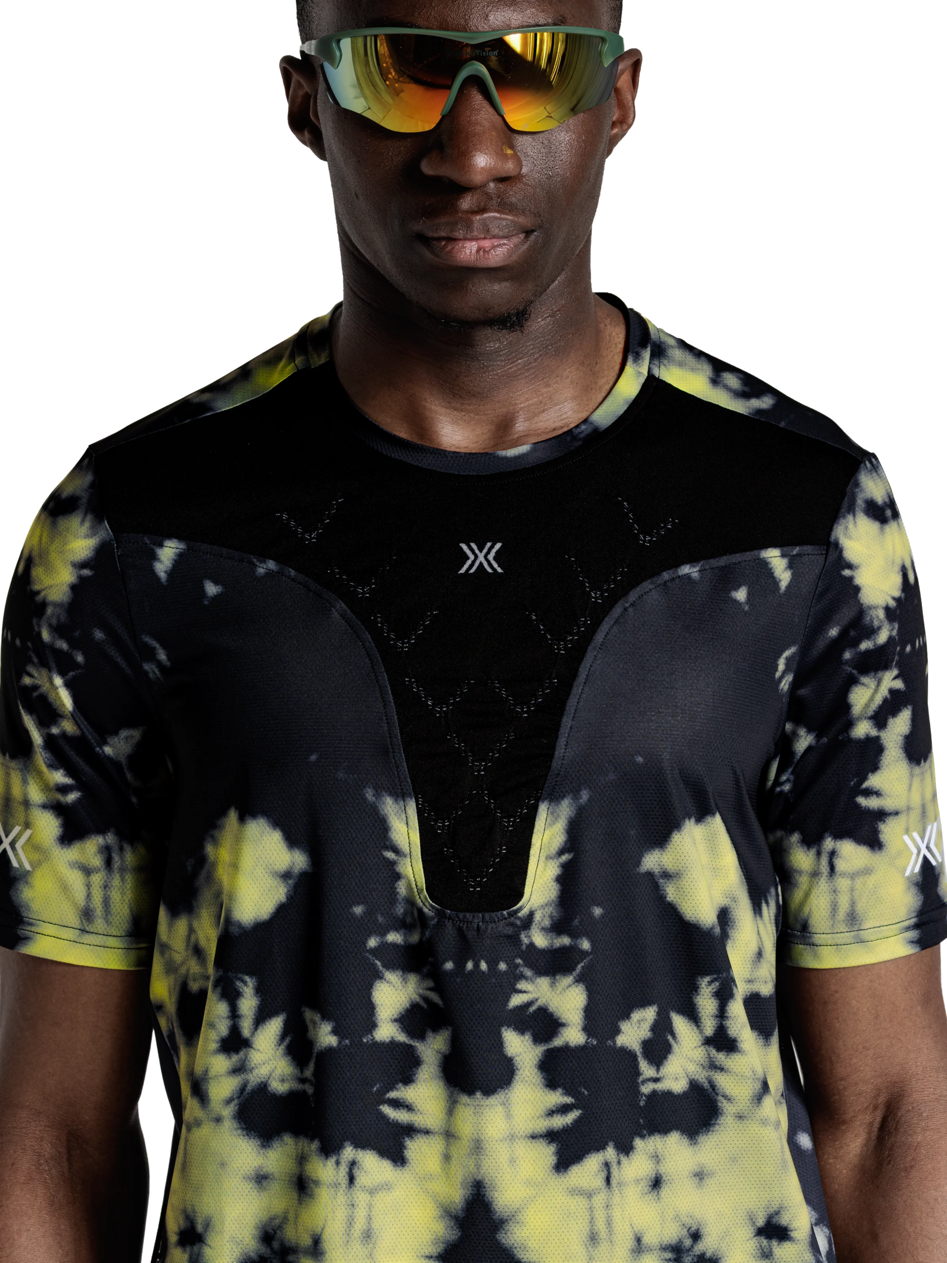 X-BIONIC COREFUSION RUN SHIRT SS MEN - Tie Dye Electric Energy - T-Shirts - 6 of 48