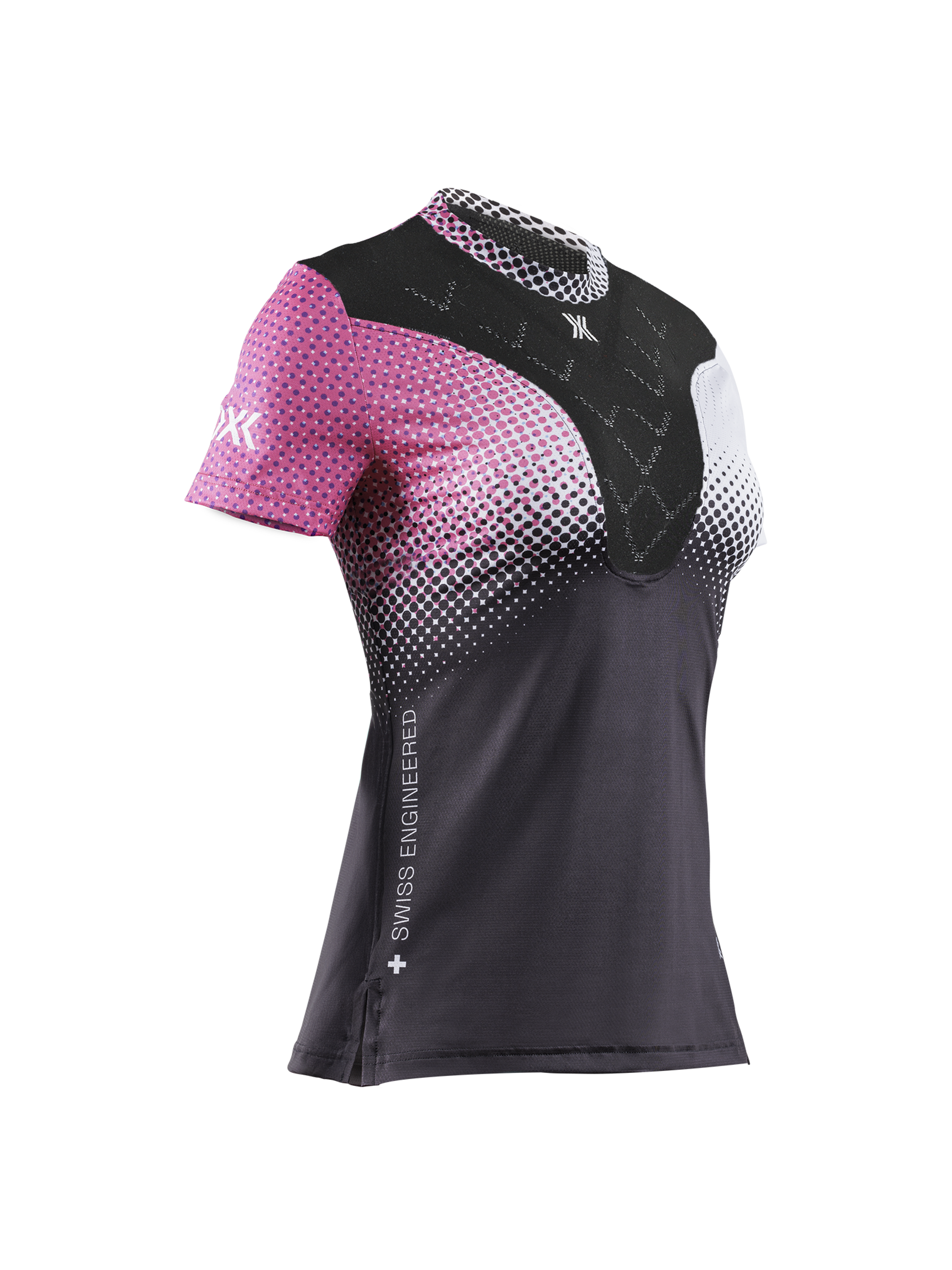 X-BIONIC COREFUSION RUN SHIRT SS WMN - Dot Fade Neo Pink White - T-Shirts - 41 of 50