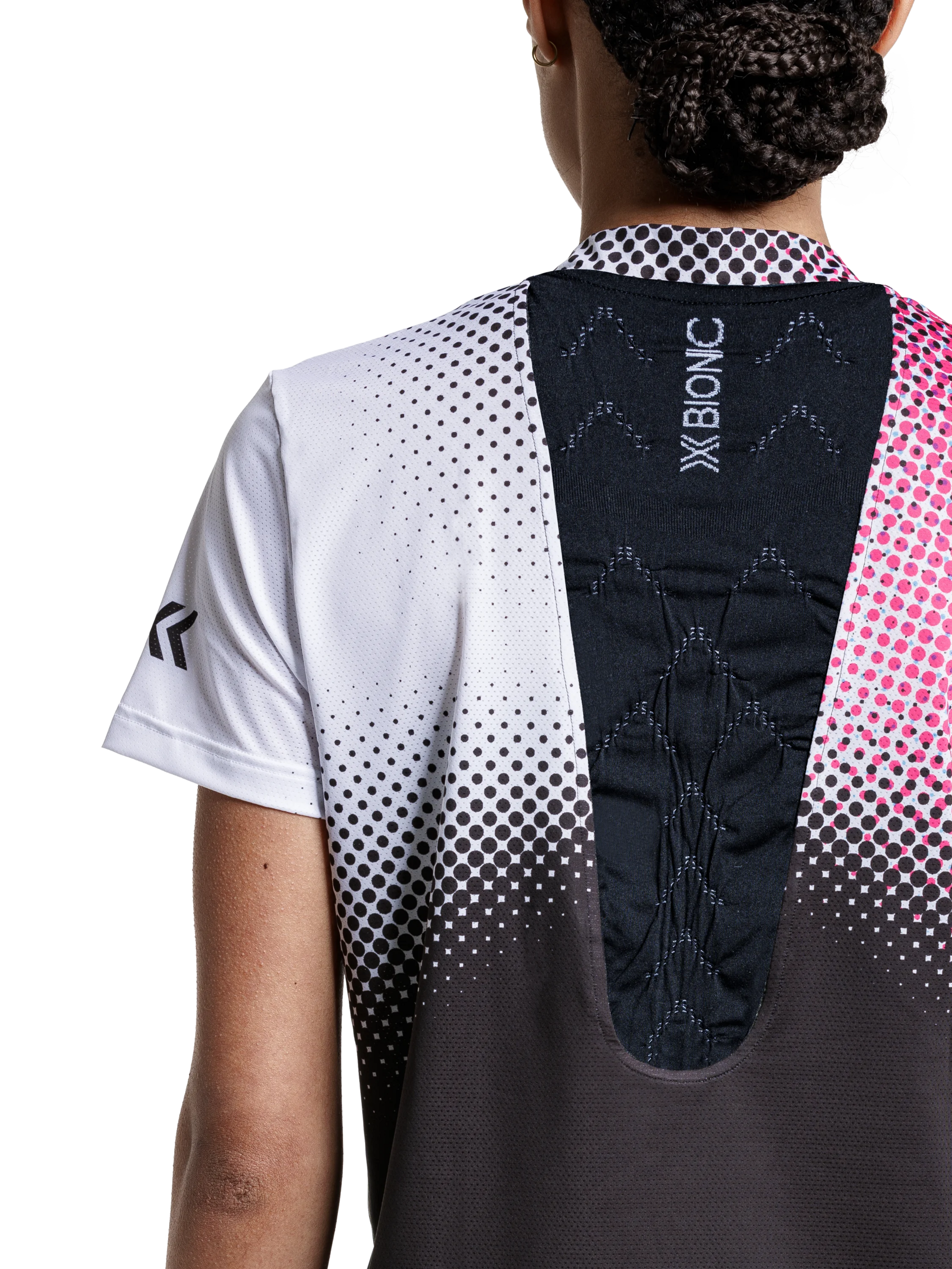X-BIONIC COREFUSION RUN SHIRT SS WMN - Dot Fade Neo Pink White - T-Shirts - 46 of 50