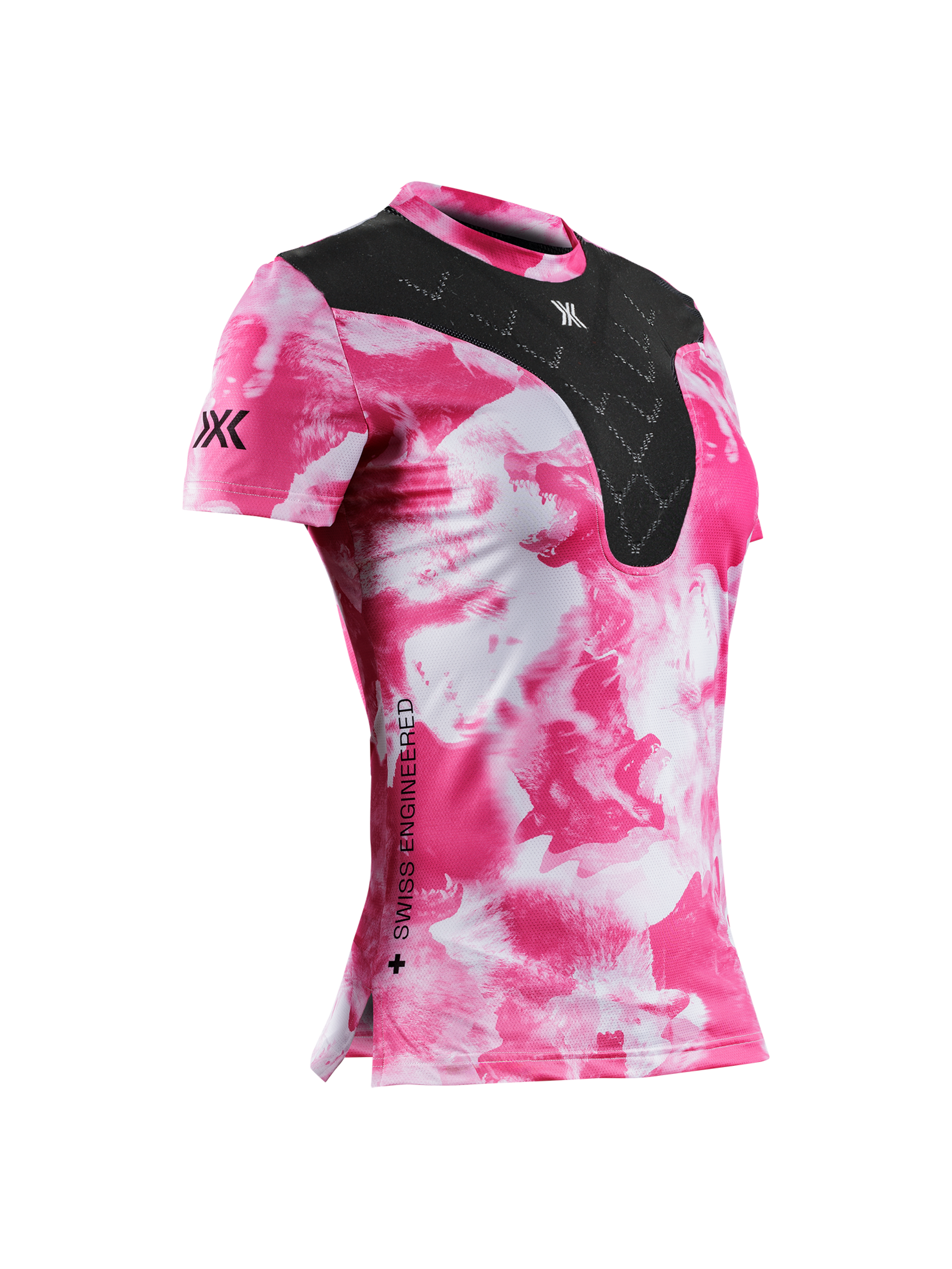 X-BIONIC COREFUSION RUN SHIRT SS WMN - Wolfpack White Neo Pink - T-Shirts - 48 of 50