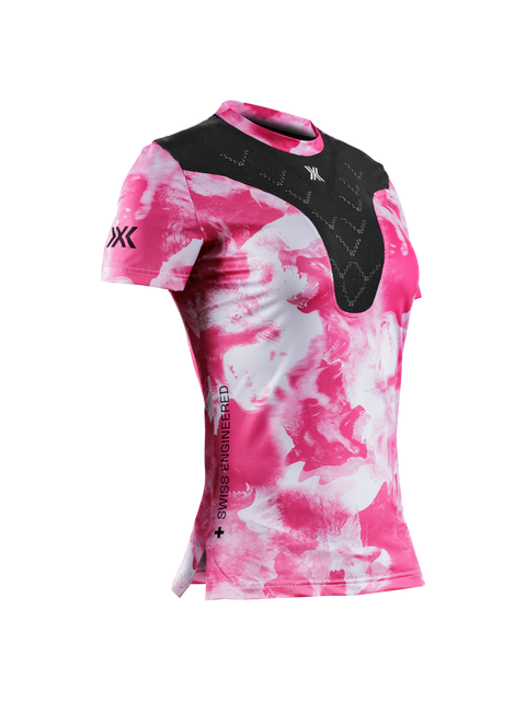 X-BIONIC COREFUSION RUN SHIRT SS WMN - Wolfpack White Neo Pink - T-Shirts - 48 of 50