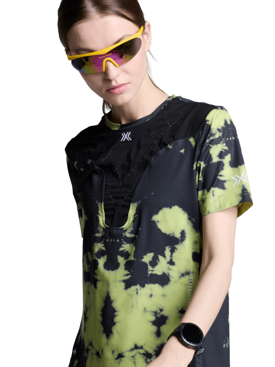 X-BIONIC COREFUSION RUN SHIRT SS WMN - Tie Dye Electric Energy - T-Shirts - 5 of 50