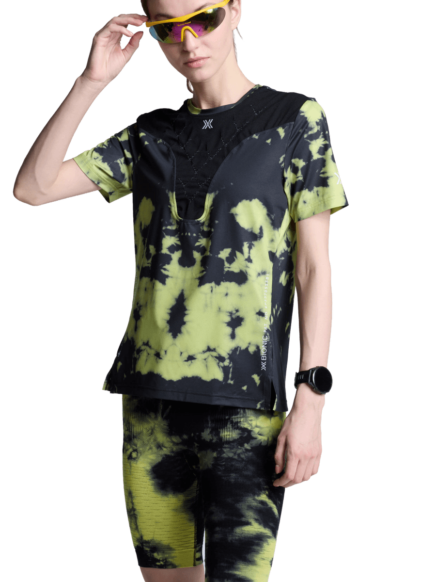 X-BIONIC COREFUSION RUN SHIRT SS WMN - Tie Dye Electric Energy - T-Shirts - 6 of 50