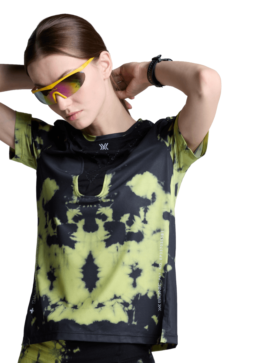 X-BIONIC COREFUSION RUN SHIRT SS WMN - Tie Dye Electric Energy - T-Shirts - 9 of 50
