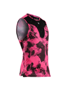 X-BIONIC COREFUSION RUN TANK - Wolfpack Black Neo Pink - Tanks - 12 of 27
