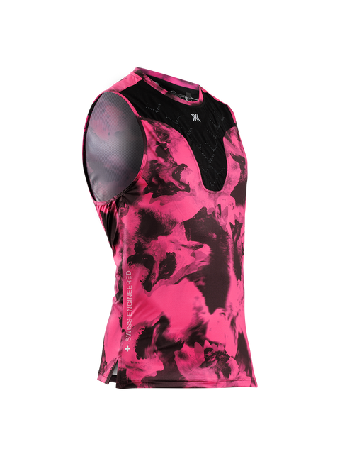 X-BIONIC COREFUSION RUN TANK - Wolfpack Black Neo Pink - Tanks - 12 of 27