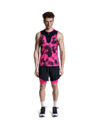 X-BIONIC COREFUSION RUN TANK - Wolfpack Black Neo Pink - Tanks - 15 of 27