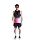 X-BIONIC COREFUSION RUN TANK - Dot Fade Neo Pink White - Tanks - 24 of 27