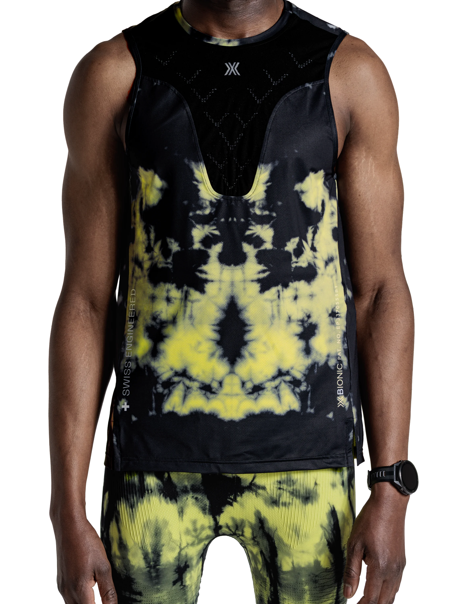 X-BIONIC COREFUSION RUN TANK - Tie Dye Electric Energy - Tanks - 2 of 27