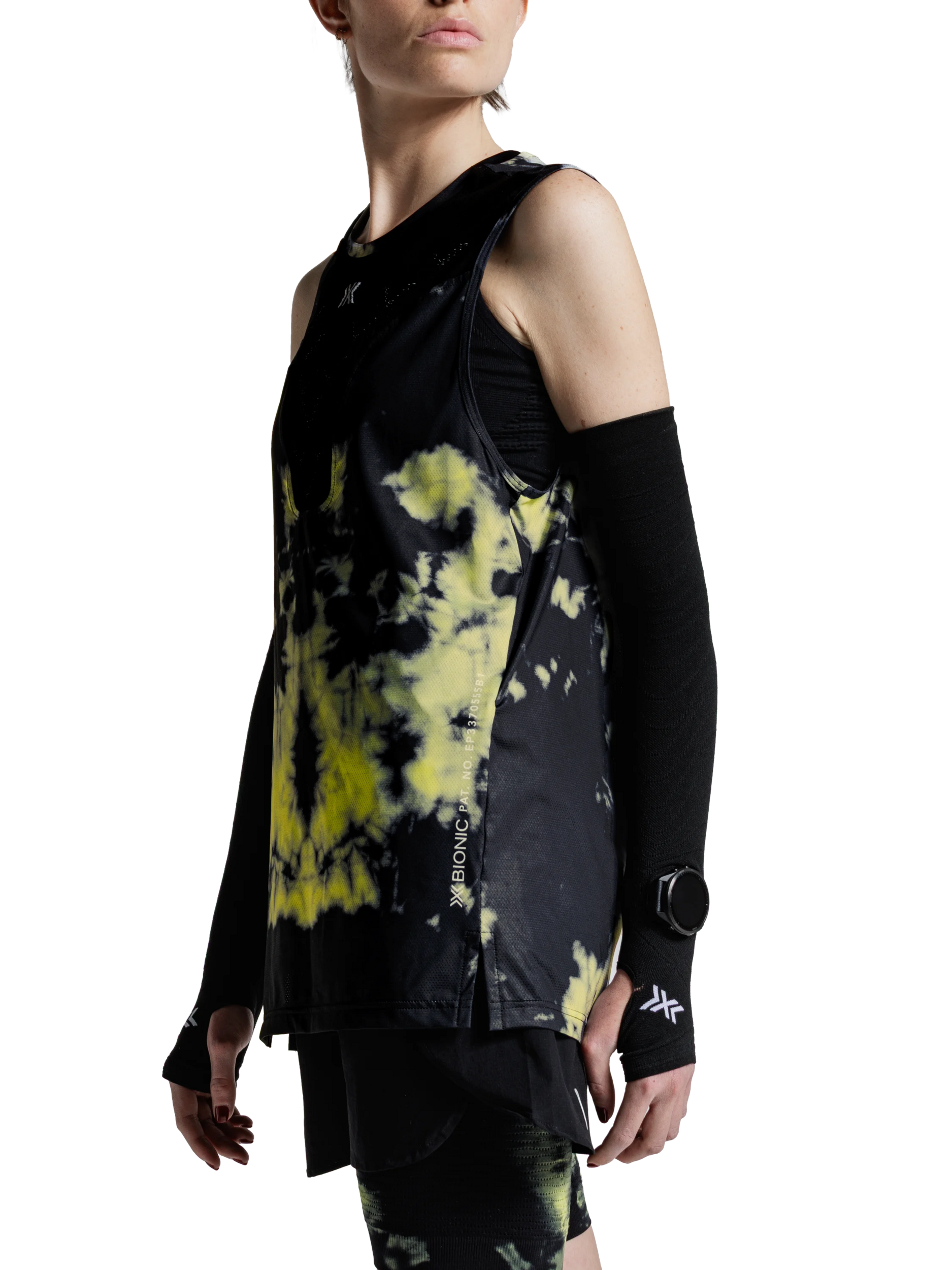X-BIONIC COREFUSION RUN TANK - Tie Dye Electric Energy - Tanks - 9 of 27