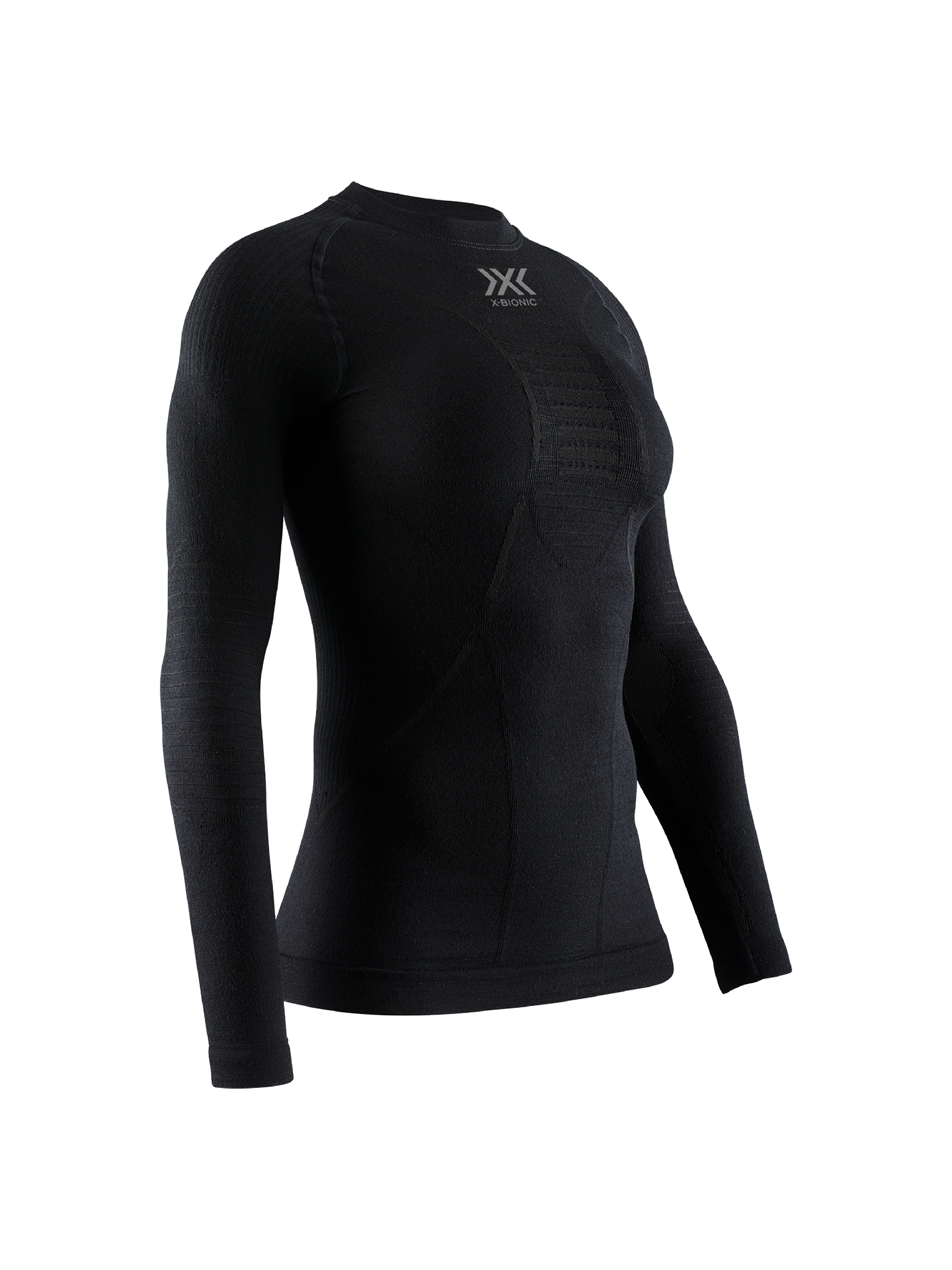 X-BIONIC MERINO SHIRT LG SL WMN - Black Black - Longsleeves - 1 of 4