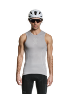 X-BIONIC XCEED RIDE BASELAYER TANK TOP UNISEX - Seal Grey Silver Grey - Tanks - 4 of 4