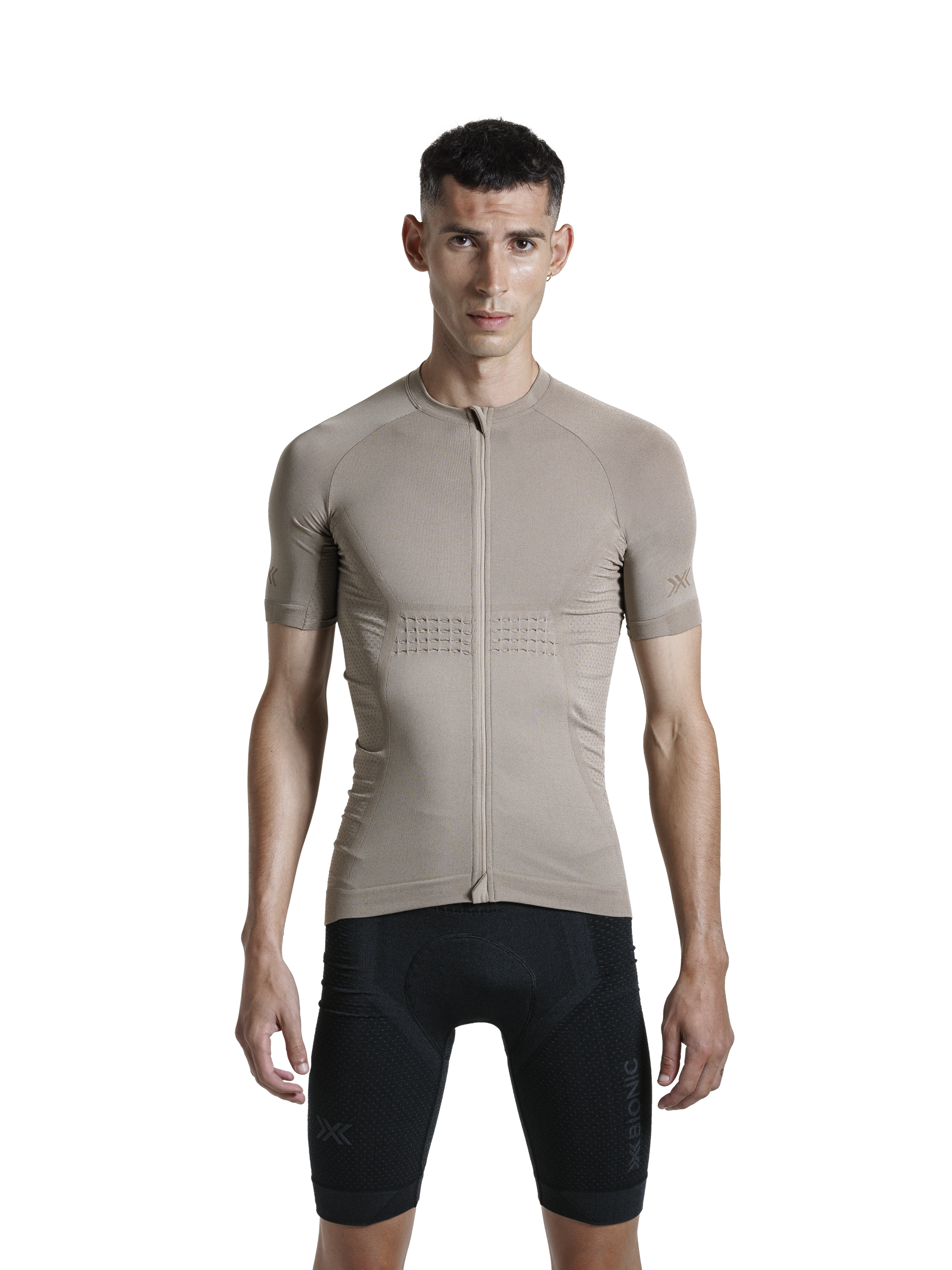 X-BIONIC XCEED RIDE JERSEY SS MEN - Sand Dark Sand - Zip Shirts - 9 of 26