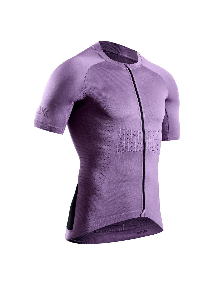 X-BIONIC XCEED RIDE JERSEY SS MEN - Heather Lavender Night - Zip Shirts - 13 of 26
