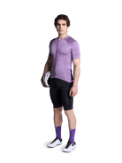 X-BIONIC XCEED RIDE JERSEY SS MEN - Heather Lavender Night - Zip Shirts - 15 of 26
