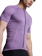 X-BIONIC XCEED RIDE JERSEY SS MEN - Heather Lavender Night - Zip Shirts - 17 of 26