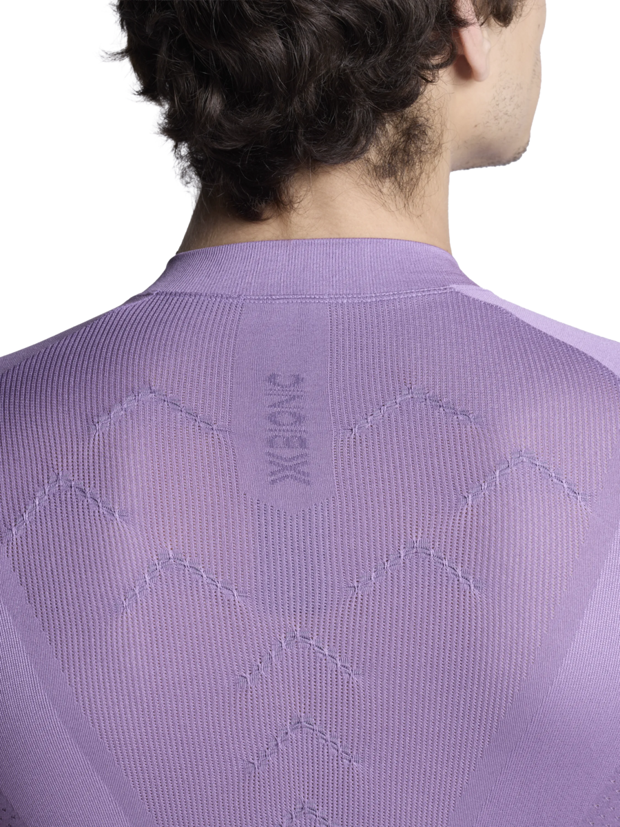 X-BIONIC XCEED RIDE JERSEY SS MEN - Heather Lavender Night - Zip Shirts - 21 of 26