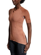 X-BIONIC XCEED RIDE JERSEY SS WMN - Dusty Rose Dark Dusty Rose - Zip Shirts - 20 of 25