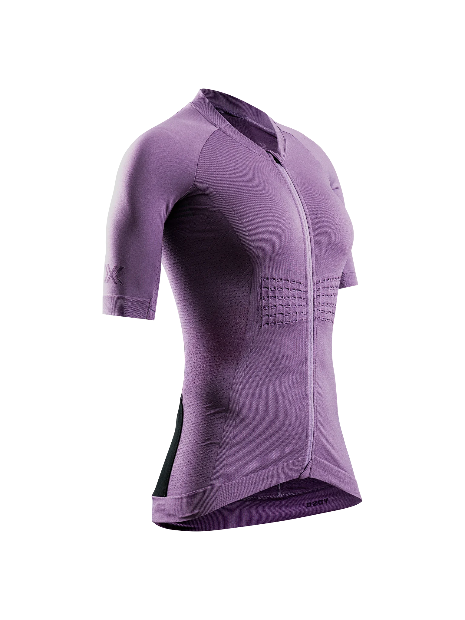 X-BIONIC XCEED RIDE JERSEY SS WMN - Heather Lavender Night - Zip Shirts - 1 of 25