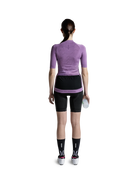 X-BIONIC XCEED RIDE JERSEY SS WMN - Heather Lavender Night - Zip Shirts - 3 of 25