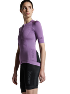 X-BIONIC XCEED RIDE JERSEY SS WMN - Heather Lavender Night - Zip Shirts - 6 of 25