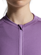 X-BIONIC XCEED RIDE JERSEY SS WMN - Heather Lavender Night - Zip Shirts - 7 of 25
