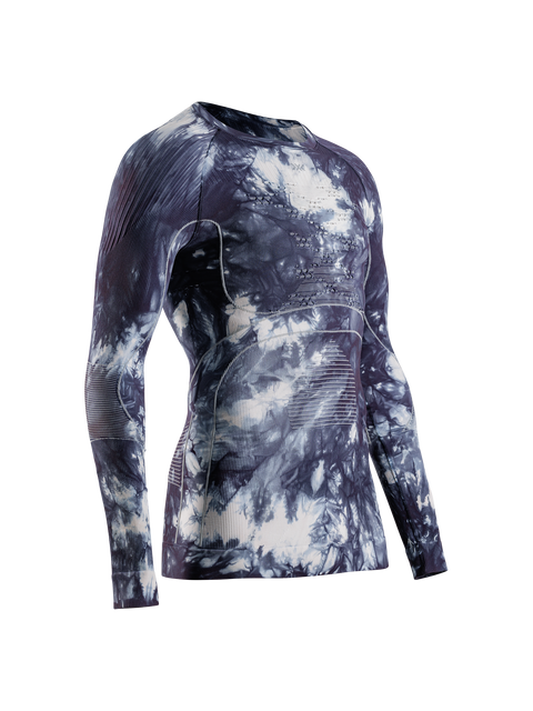 X-BIONIC ENERGY ACCUMULATOR WILD SHIRT LS - Tiedye X Black X White - Longsleeves - 1 of 6