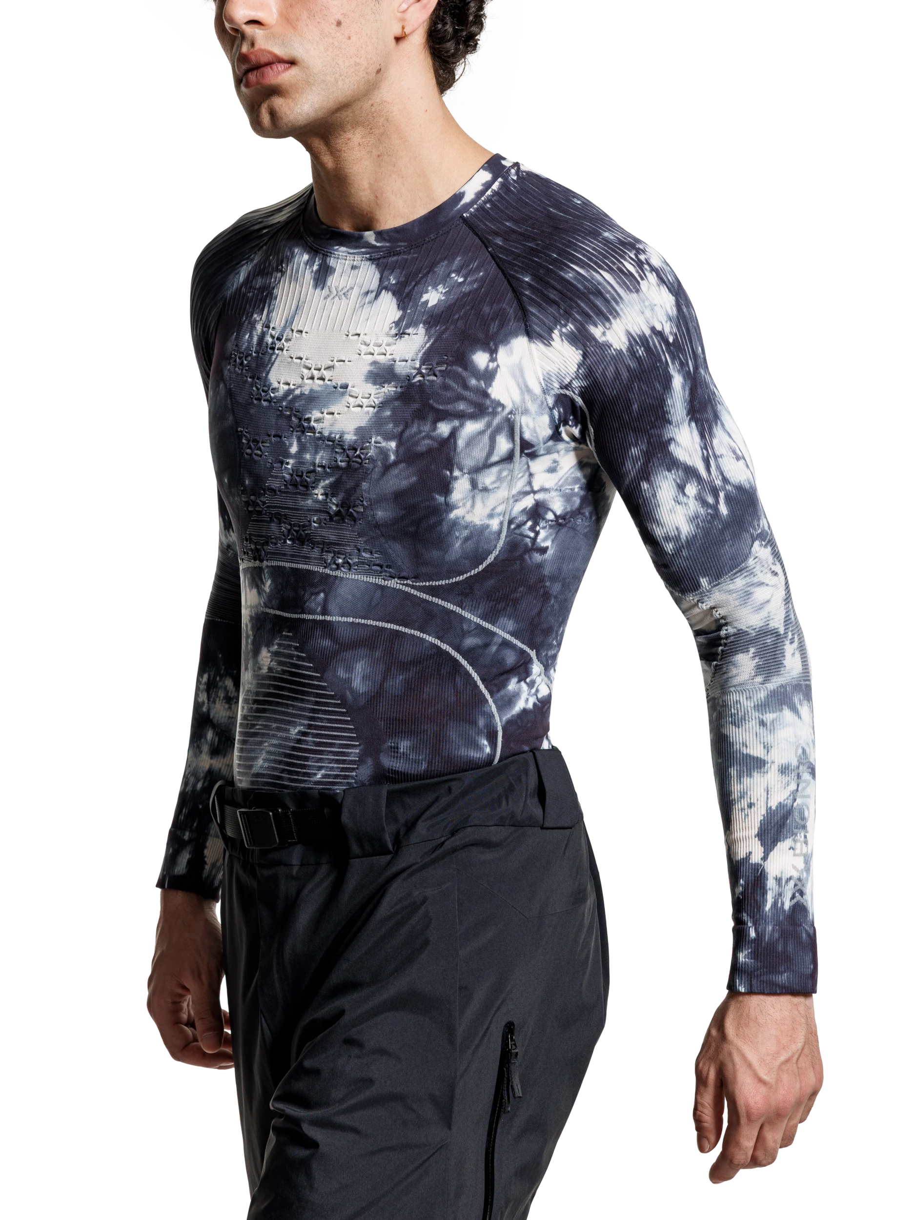 X-BIONIC ENERGY ACCUMULATOR WILD SHIRT LS - Tiedye X Black X White - Longsleeves - 5 of 6