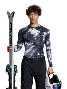 X-BIONIC ENERGY ACCUMULATOR WILD SHIRT LS - Tiedye X Black X White - Longsleeves - 6 of 6