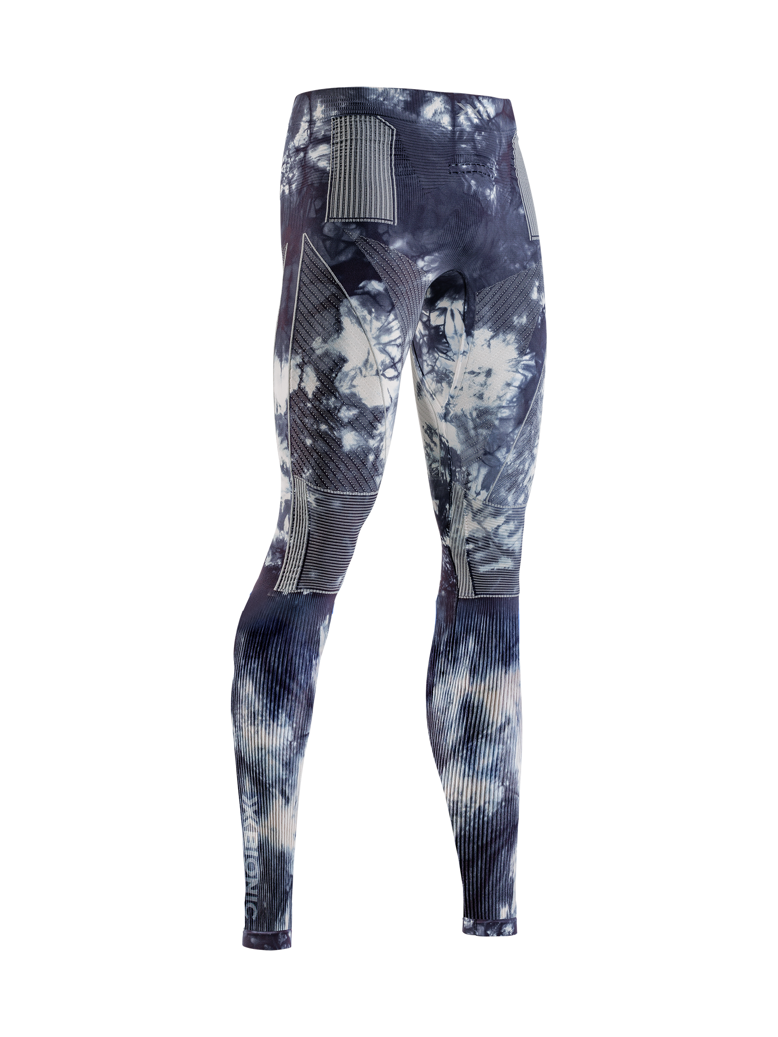 X-BIONIC ENERGY ACCUMULATOR WILD PANTS - Tiedye X Black X White - Pants - 1 of 2