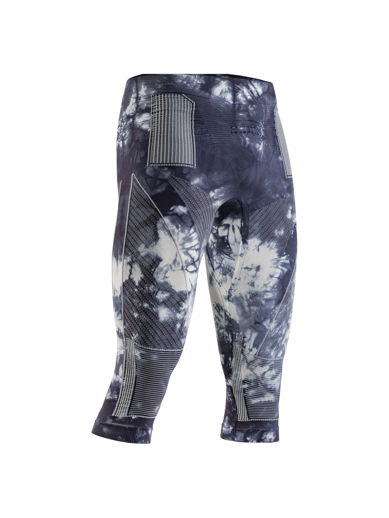 X-BIONIC ENERGY ACCUMULATOR WILD 3/4 PANTS - Tiedye X Black X White - 3/4 Pants - 1 of 8