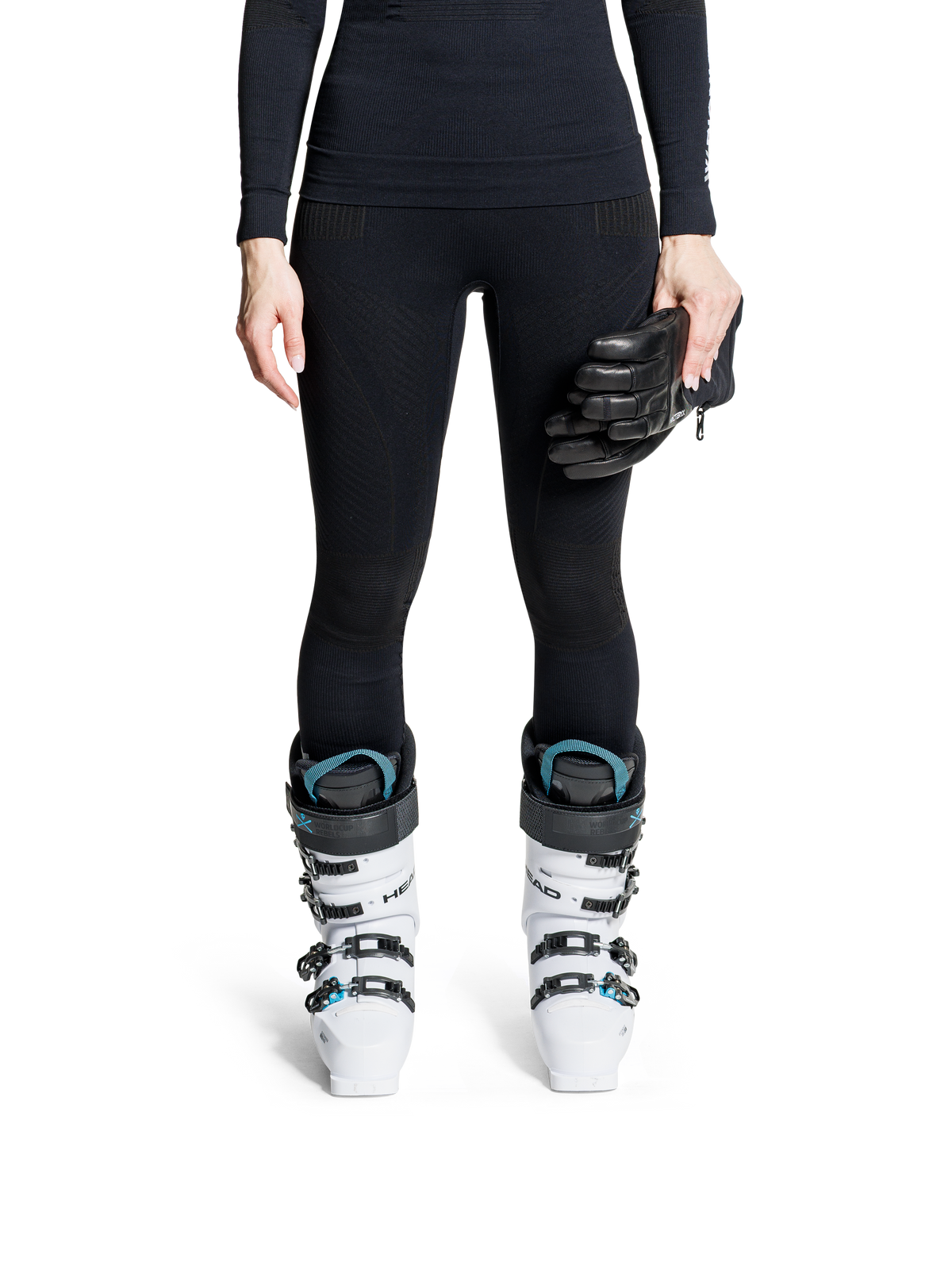 X-BIONIC ENERGY ACCUMULATOR 4.0 PANTS WMN - Opal Black Arctic White - Pants - 8 of 50