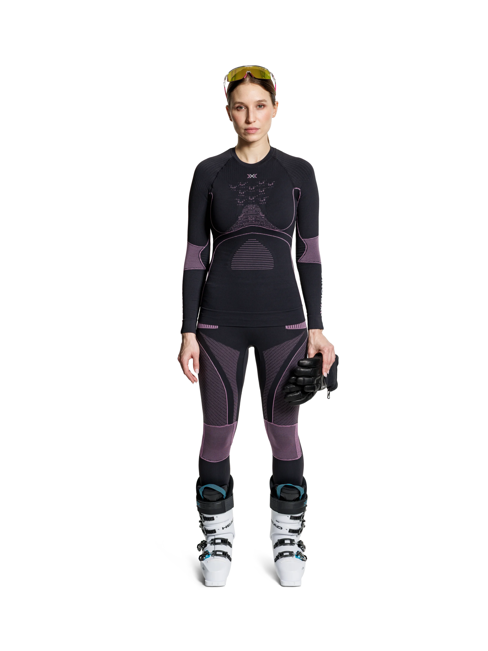 X-BIONIC ENERGY ACCUMULATOR 4.0 PANTS WMN - Charcoal Magnolia - Pants - 18 of 50