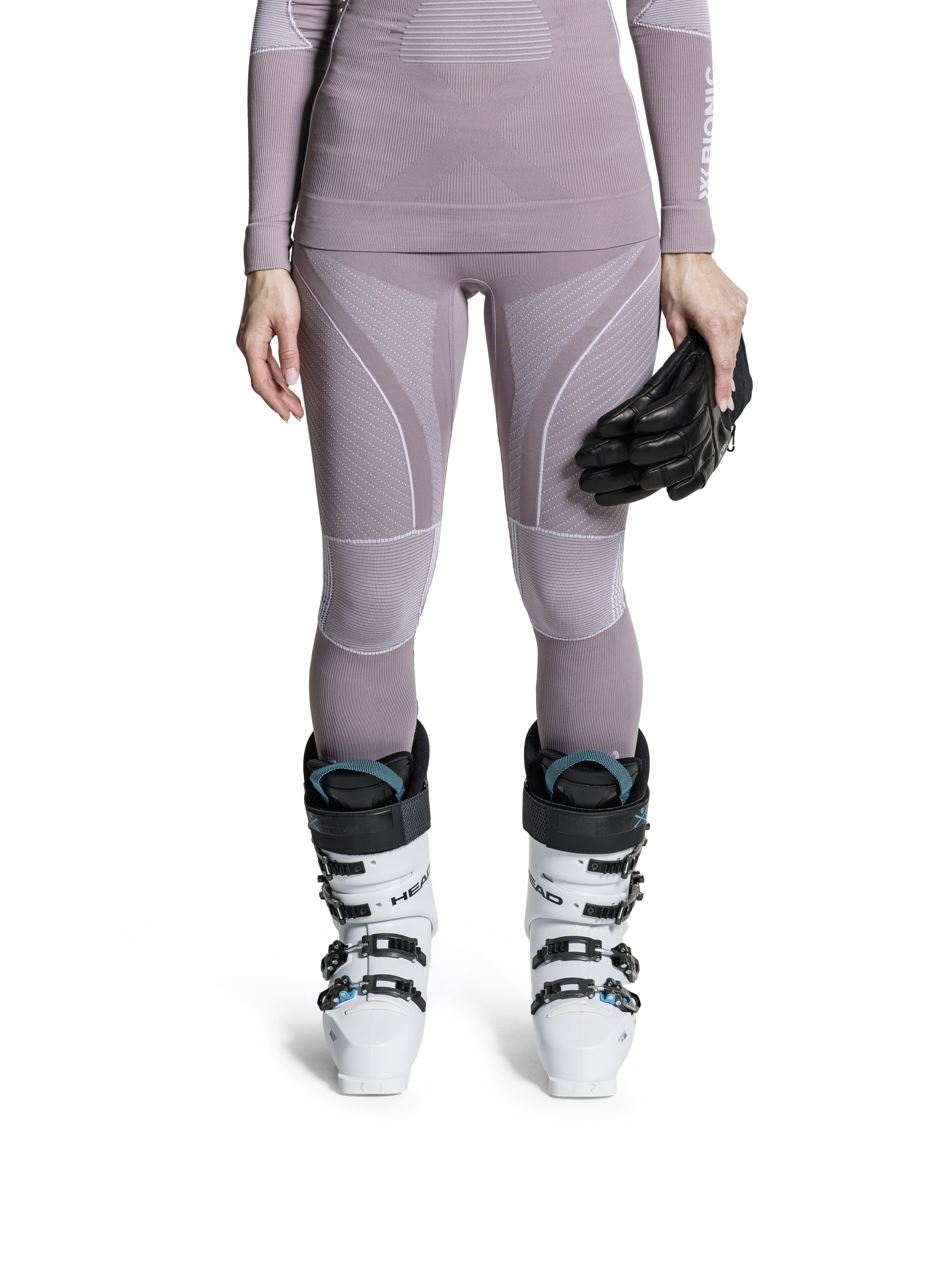 X-BIONIC ENERGY ACCUMULATOR 4.0 PANTS WMN - Dusty Lavender Arctic White - Pants - 35 of 50