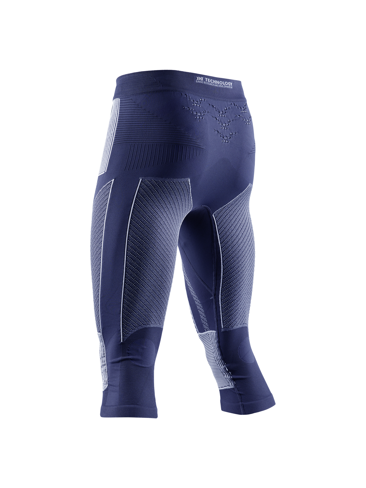 X-BIONIC ENERGY ACCUMULATOR 4.0 PANTS 3/4 MEN - Marine Optical White - 3/4 Pants - 8 of 19