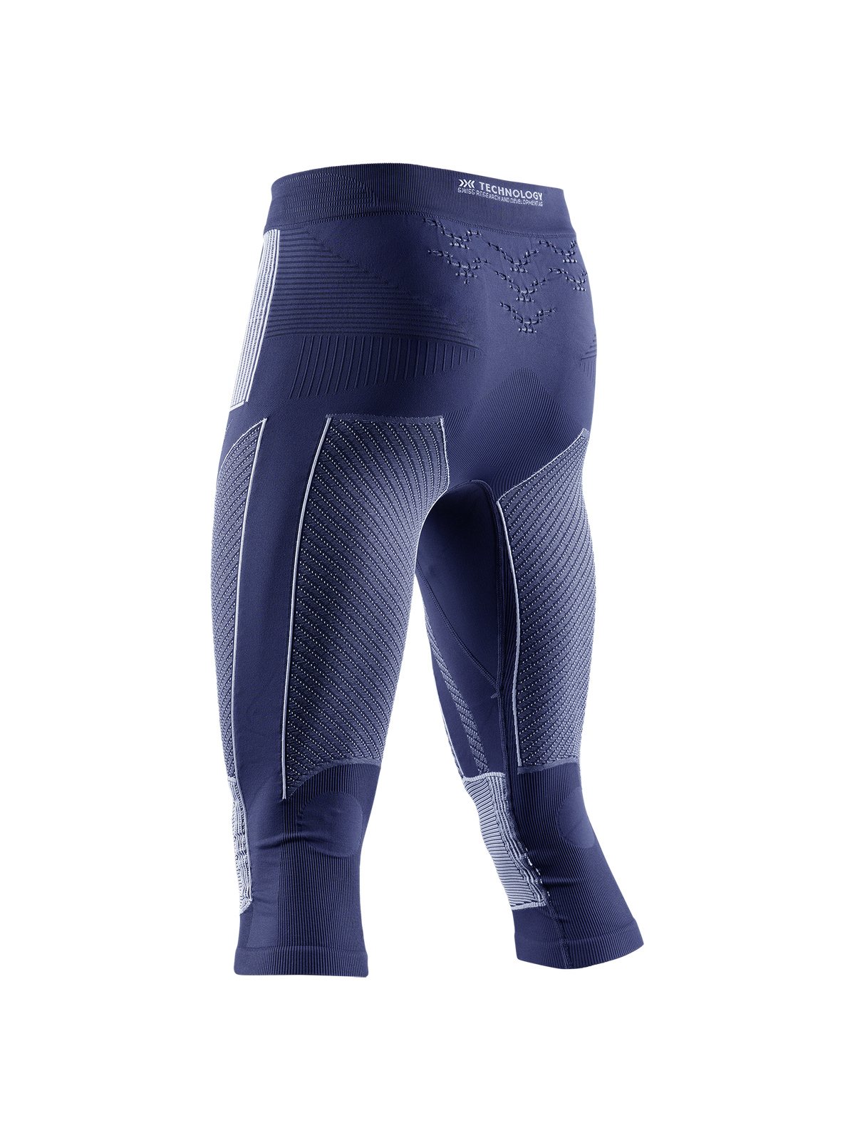 X-BIONIC ENERGY ACCUMULATOR 4.0 PANTS 3/4 MEN - Marine Optical White - 3/4 Pants - 10 of 22