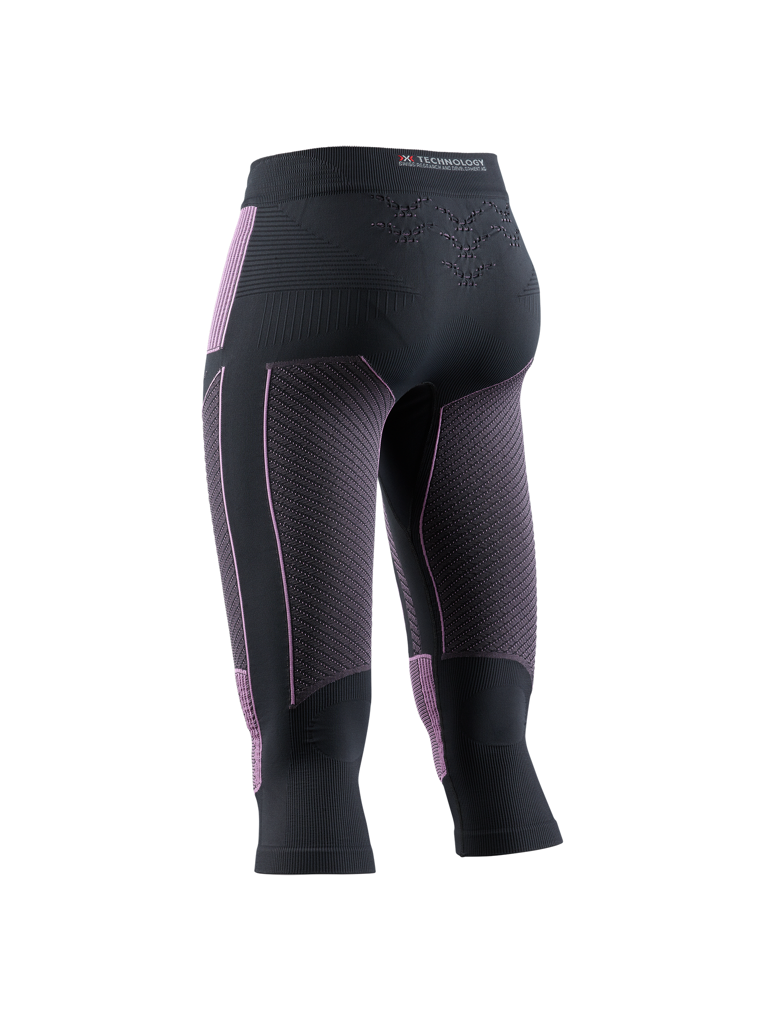 X-BIONIC ENERGY ACCUMULATOR 4.0 PANTS 3/4 WMN - Charcoal Magnolia - 3/4 Pants - 2 of 9