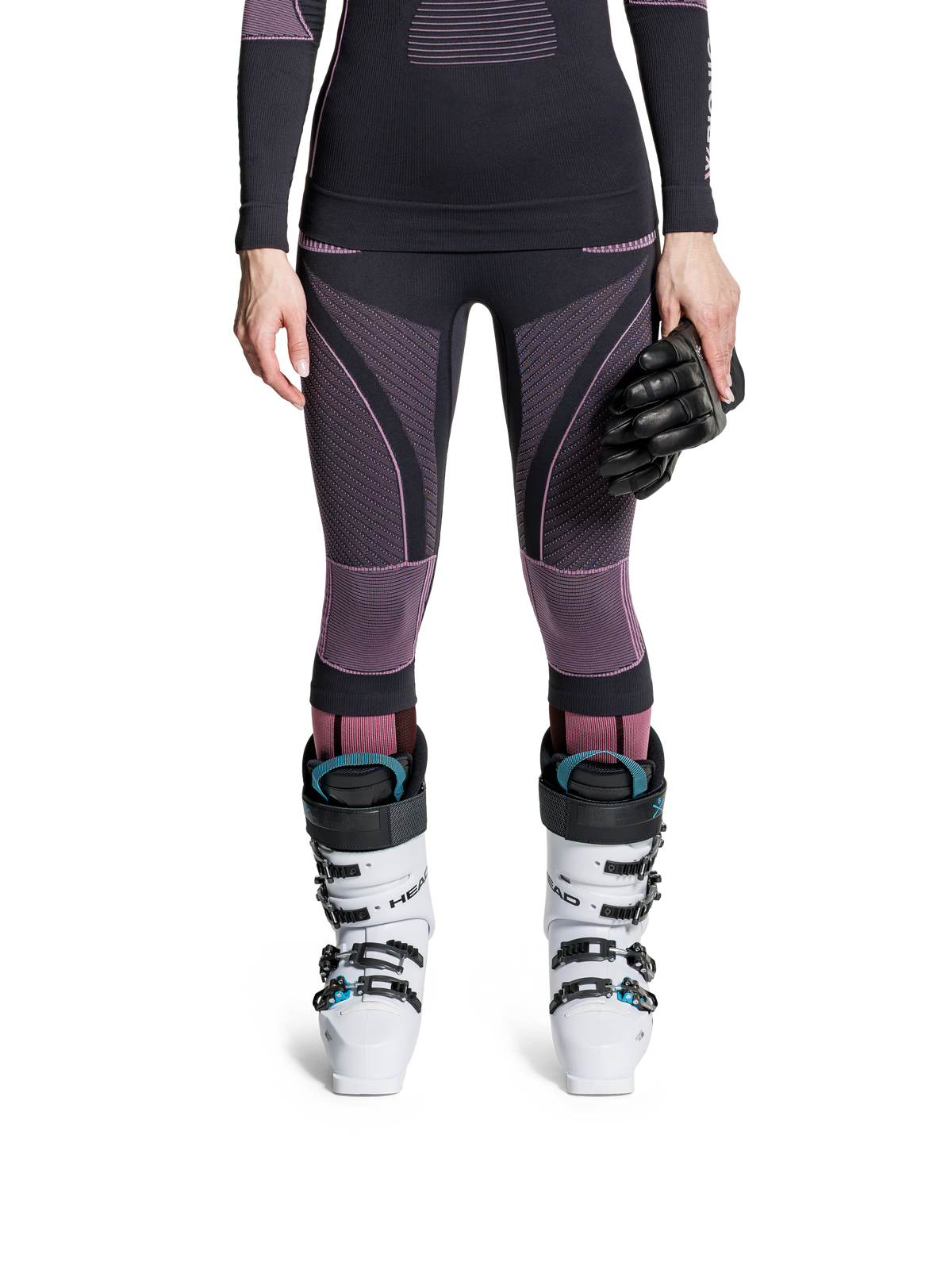 X-BIONIC ENERGY ACCUMULATOR 4.0 PANTS 3/4 WMN - Charcoal Magnolia - 3/4 Pants - 8 of 20