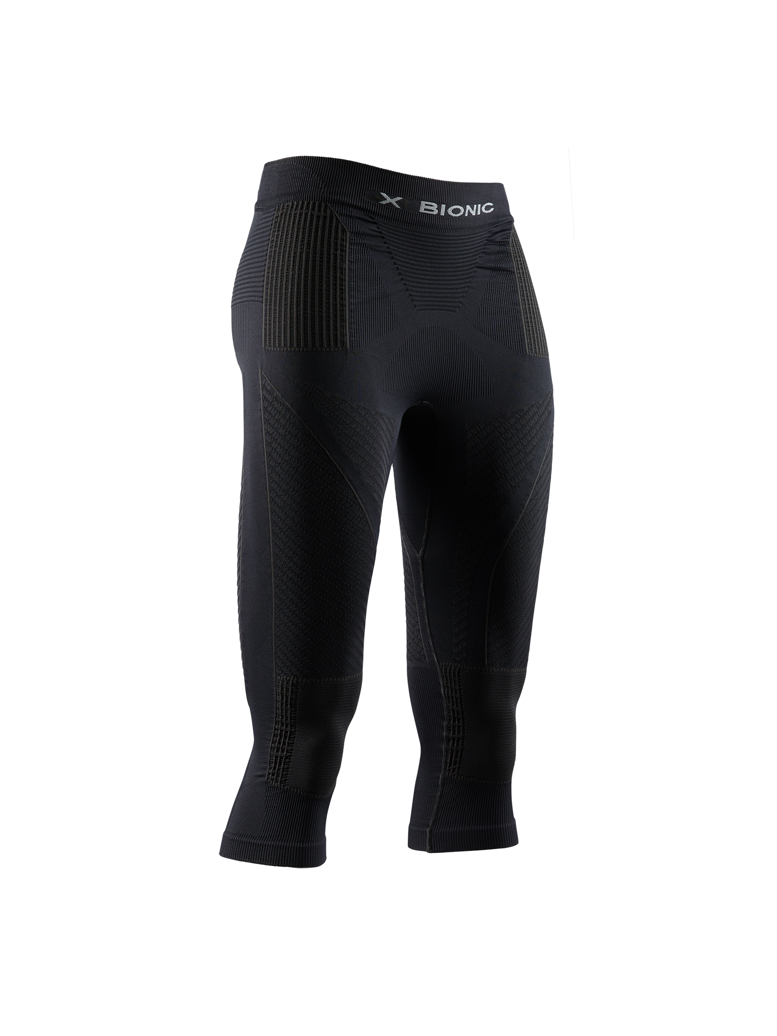 X-BIONIC ENERGY ACCUMULATOR 4.0 PANTS 3/4 WMN - Opal Black Arctic White - 3/4 Pants - 1 of 4