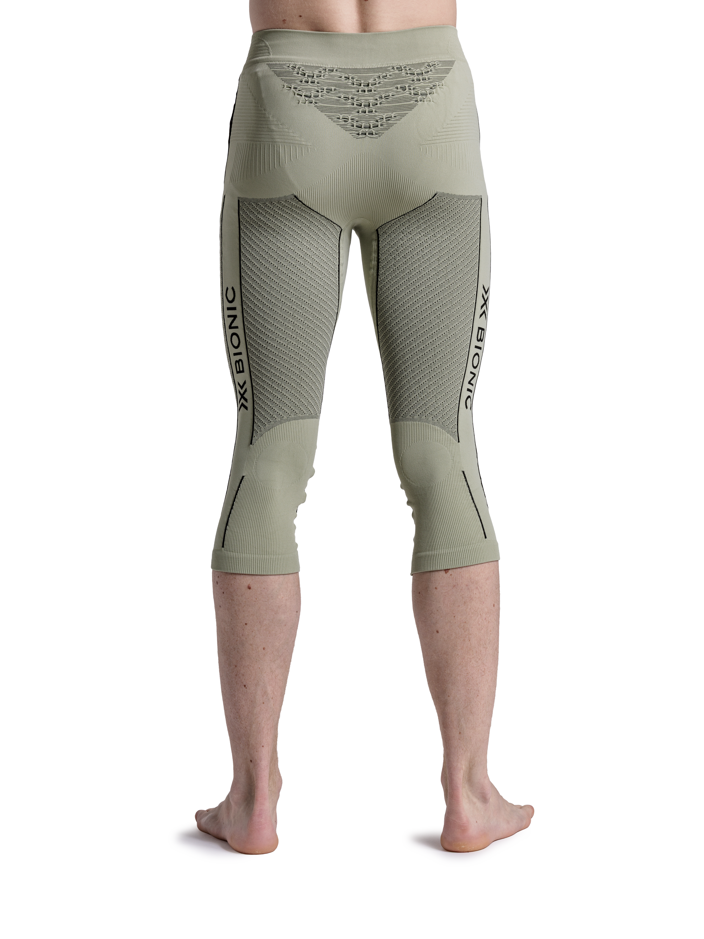 X-BIONIC ENERGY ACCUMULATOR 4.0 PANTS 3/4 - Tea Grey Black - 3/4 Pants - 4 of 9