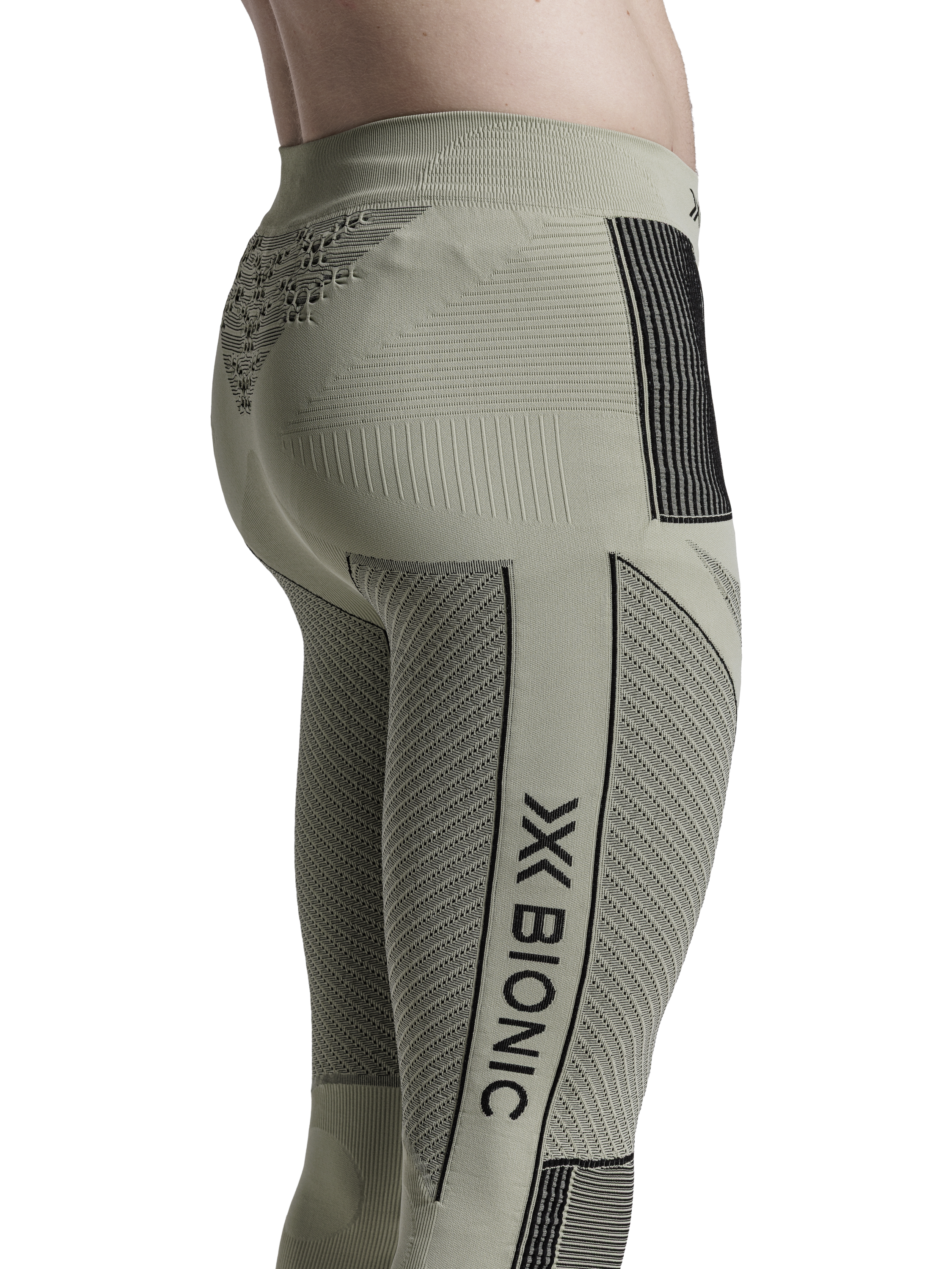 X-BIONIC ENERGY ACCUMULATOR 4.0 PANTS 3/4 - Tea Grey Black - 3/4 Pants - 8 of 9