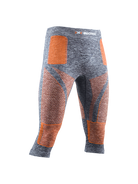 X-BIONIC ENERGY ACCUMULATOR 4.0 MELANGE PANTS 3/4 MEN - Grey Melange Orange - 3/4 Pants - 1 of 4