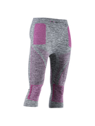 X-BIONIC ENERGY ACCUMULATOR 4.0 MELANGE PANTS 3/4 WMN - Grey Melange Pink - 3/4 Pants - 1 of 2
