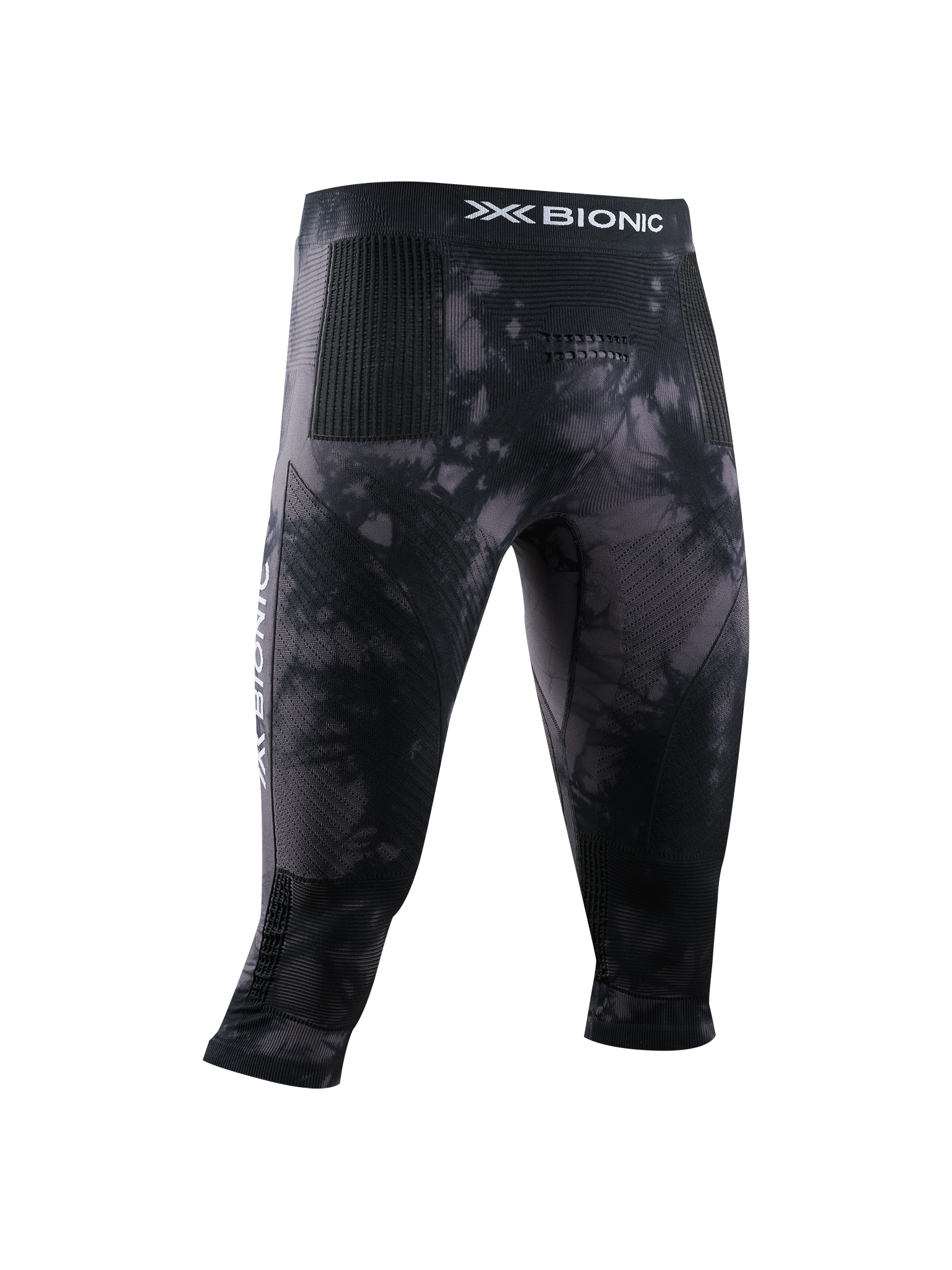X-BIONIC ENERGY ACCUMULATOR 4.0 PANTS 3/4 - MARCO ODERMATT SIGNATURE EDITION - Tiedye X Black Anthracite - 3/4 Pants - 1 of 8