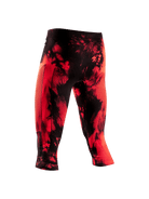 X-BIONIC ENERGY ACCUMULATOR 4.0 PANTS 3/4 Swiss - Tiedye X Black Red - 3/4 Pants - 2 of 4