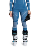 X-BIONIC ENERGY ACCUMULATOR LIGHT PANTS 3/4 WMN - Mineral Blue Arctic White - 3/4 Pants - 3 of 9