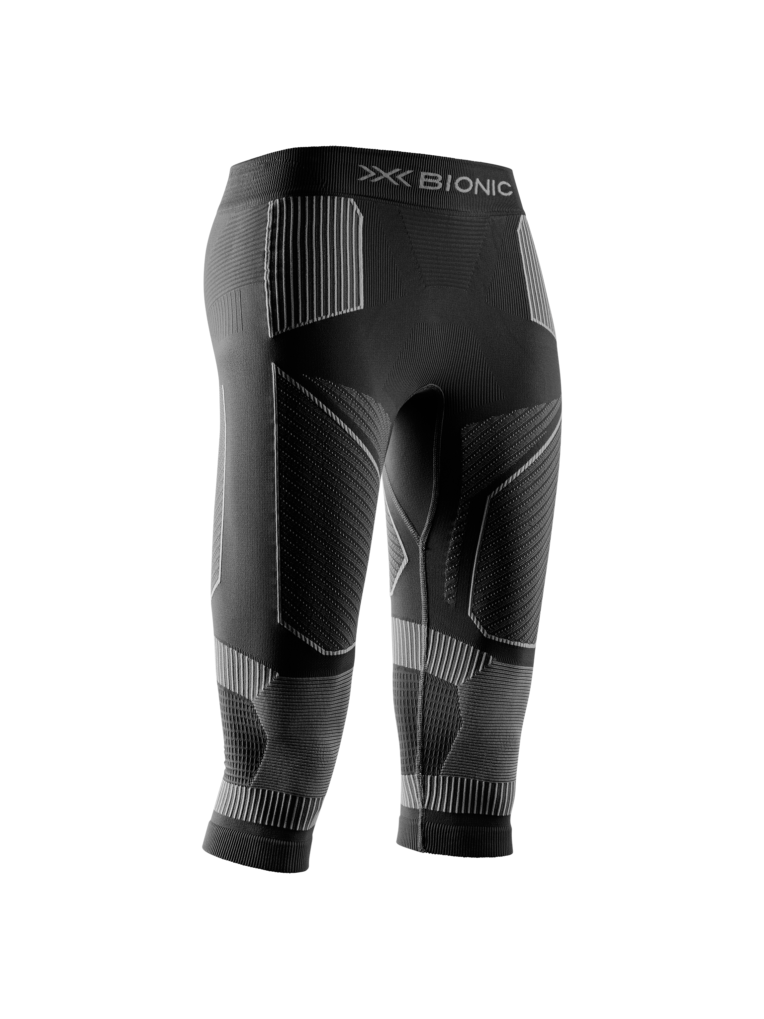 X-BIONIC ENERGY ACCUMULATOR LIGHT PANTS 3/4 WMN - X Black Light Grey - 3/4 Pants - 7 of 9