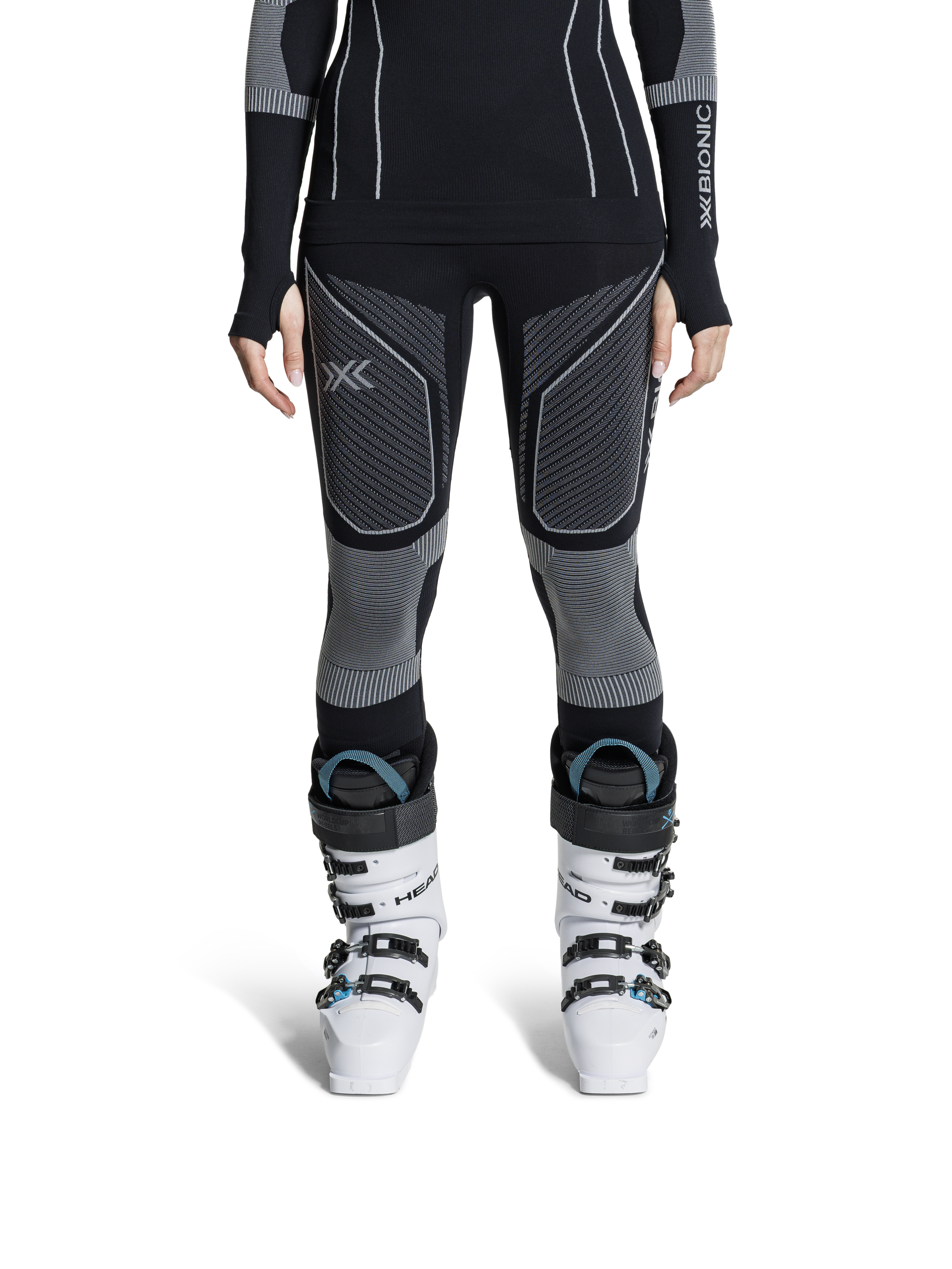 X-BIONIC ENERGY ACCUMULATOR LIGHT PANTS 3/4 WMN - X Black Light Grey - 3/4 Pants - 9 of 9